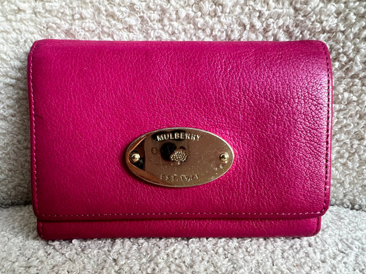 Mulberry Pink French Purse (RRP £275)