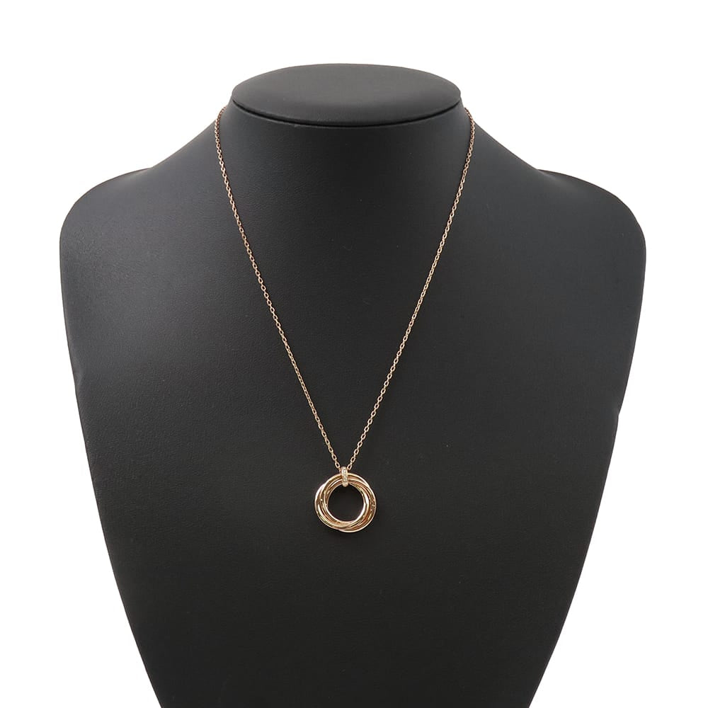 CARTIER Trinity Necklace 2009 Christmas Limited EditionB3044700 18K Pink Gold