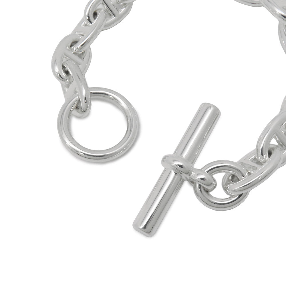 HERMES ★Chaine d'Ancre Bracelet 14 links Size MM SV925