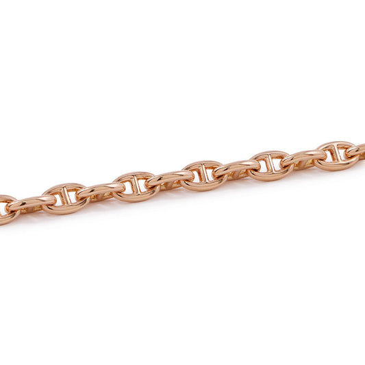 HERMES Chaine d'Ancre Bracelet 26 frames Size TPM 18K Pink Gold