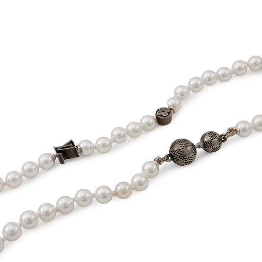 LOUIS VUITTON Necklace・Monogram Slim PearlM02235 Faux Pearl