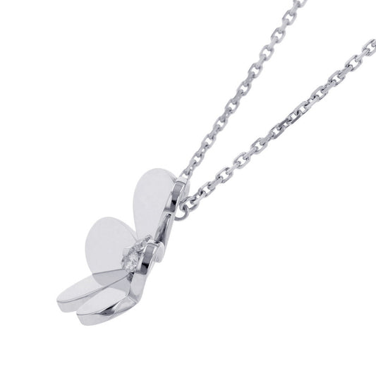 Van Cleef & Arpels Frivole Pendant Size LargeVCARD25300 18K White Gold