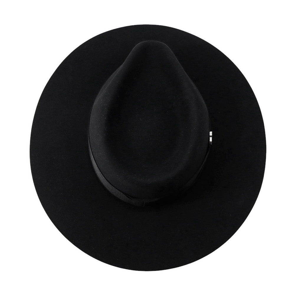 HERMES Minicoo Heart Fauve Lelove Hat Size 57 Black FeltWool