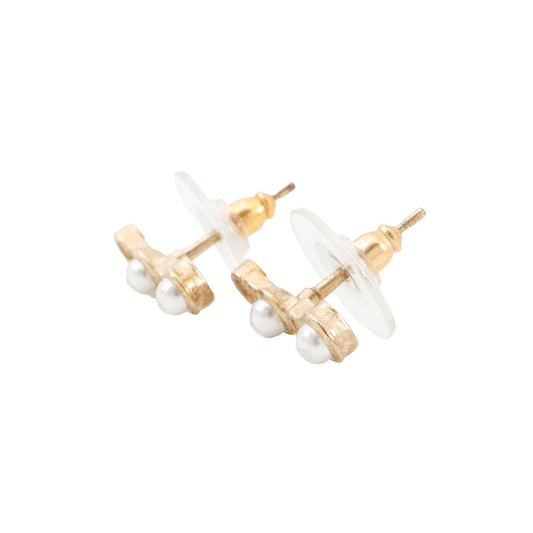 CHANEL COCO Earrings Metal Faux Pearl