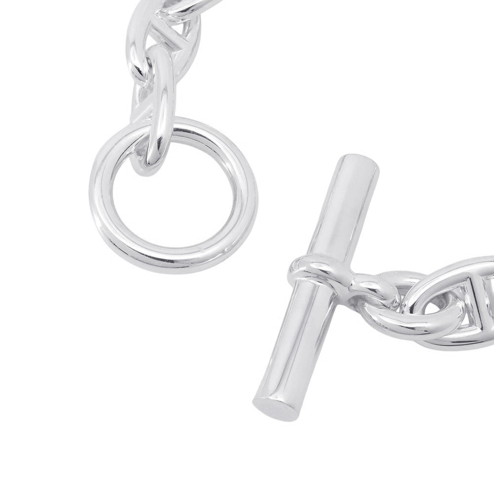 HERMES Chaine d'Ancre Bracelet 11 frames Size GM SV925