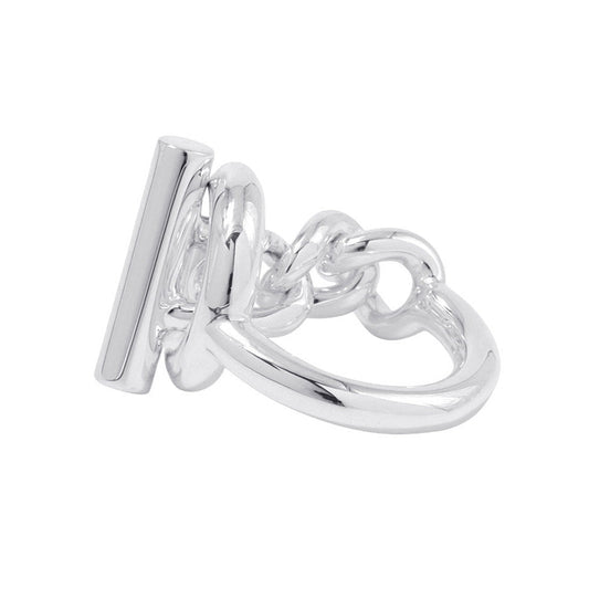 HERMES Croisette Ring Size GM/52/#12 SV925