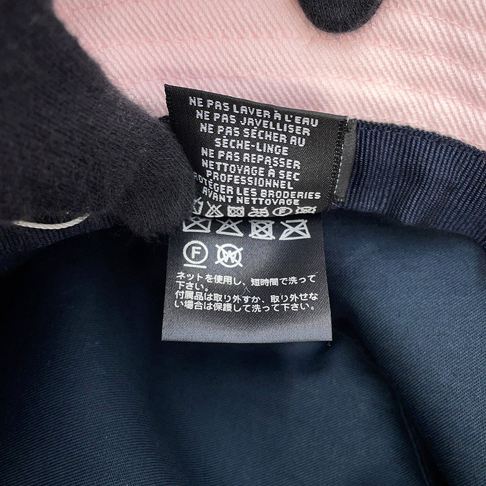 CHANEL logo bucket hat Size M Pink Cotton100% Sequins