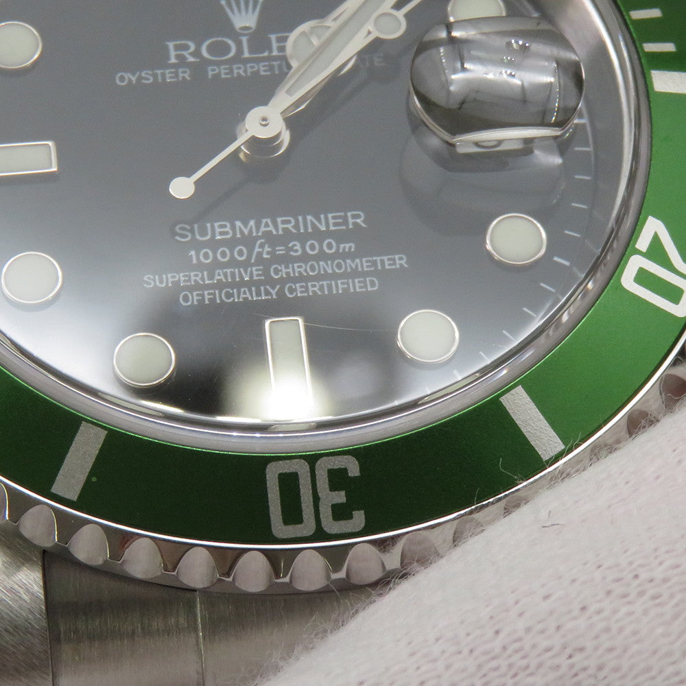 ROLEX Submariner Date W40mm Stainless Steel Black Dial16610LV