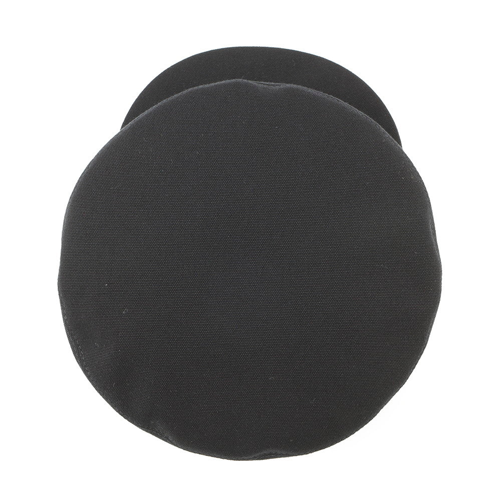 HERMES Julietta Seashell Cap Size 57 Black Cotton100%