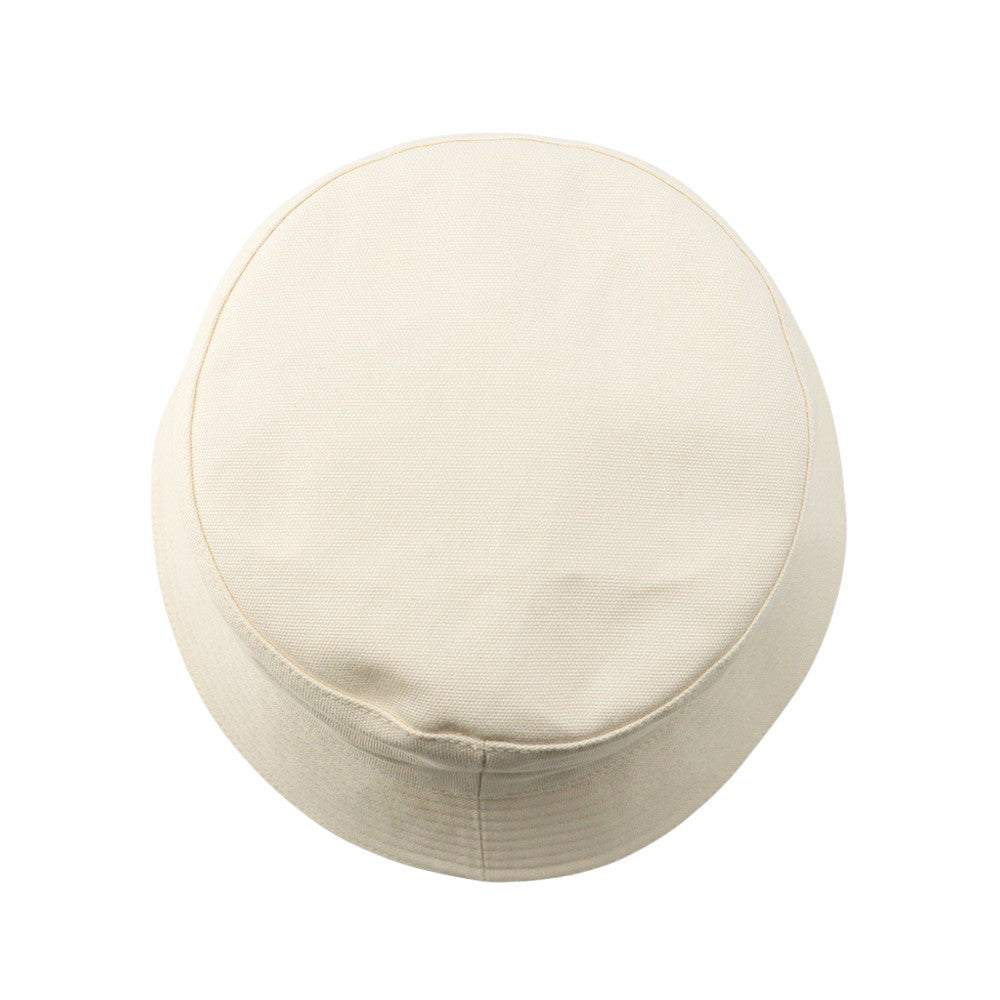HERMES Jean Sunshine Bucket Hat Size 56 Ivory Cotton100%