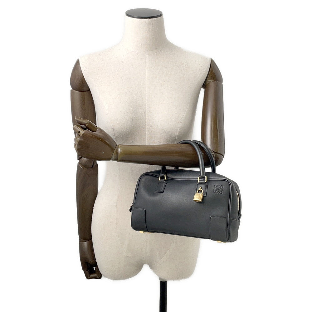 LOEWE Amazonas BlackA039N07X01 Napa Calf Leather Size 23