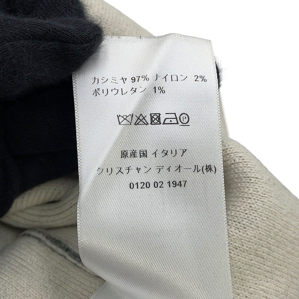 Dior J'Adior 8 Boxy Sweater Size 36 Gray924S55AM009 Cashmere97% Nylon2% Polyurethane1%