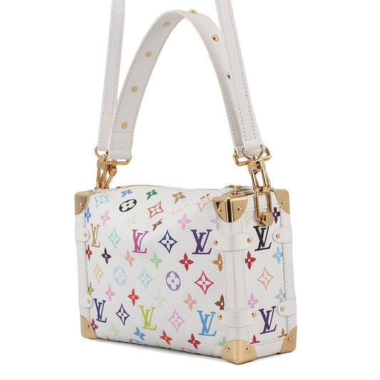 LOUIS VUITTON LV x TM Side Trunk WhiteM14046 Monogram・Multicolor Size MM