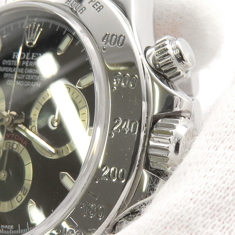 ROLEX Cosmograph Daytona W40mm Stainless Steel Black Dial116520