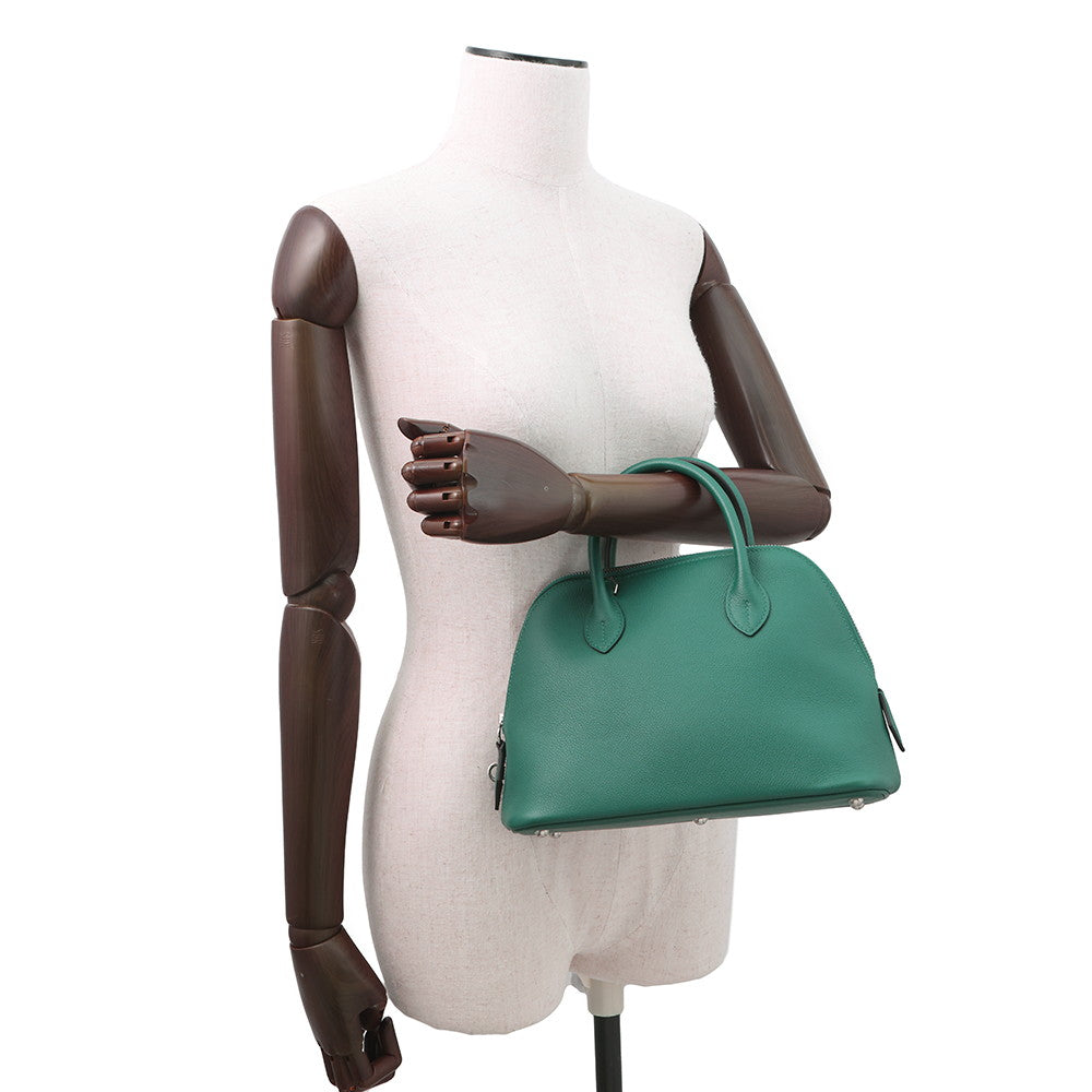 HERMES Bolide 1923 Vert Jade Evercolor Size 25