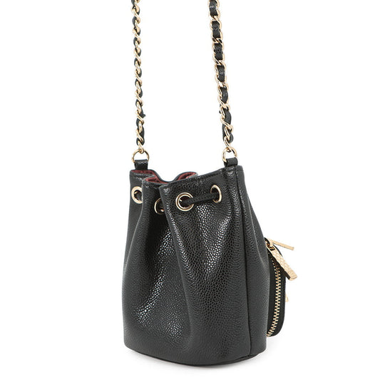 CHANEL Matelasse bucket bag BlackAS2353 Caviar Leather