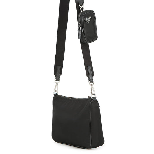 PRADA Re-Nylon Shoulder Bag Black2VH113 Nylon Leather