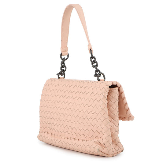 Bottega Veneta INTRECCIATO Handbag Pink Leather