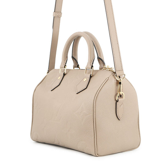 LOUIS VUITTON Speedy Bandouliere TourterelleM59273 Monogram Empreinte Leather Size 25