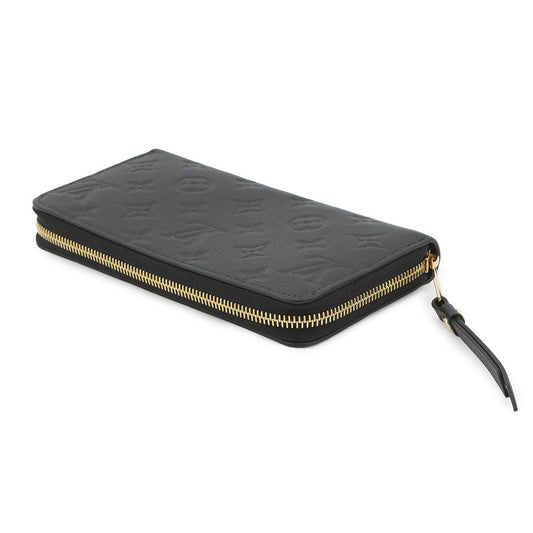 LOUIS VUITTON Zippy Wallet NoirM61864 Monogram Empreinte Leather