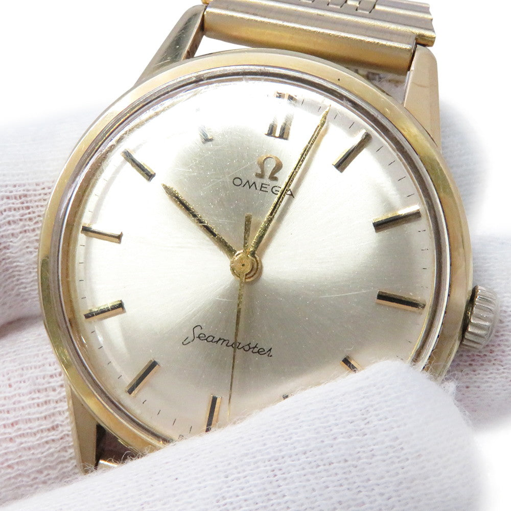 OMEGA Seamaster W35mm Stainless Steel Gold Plated Silver Dial14390