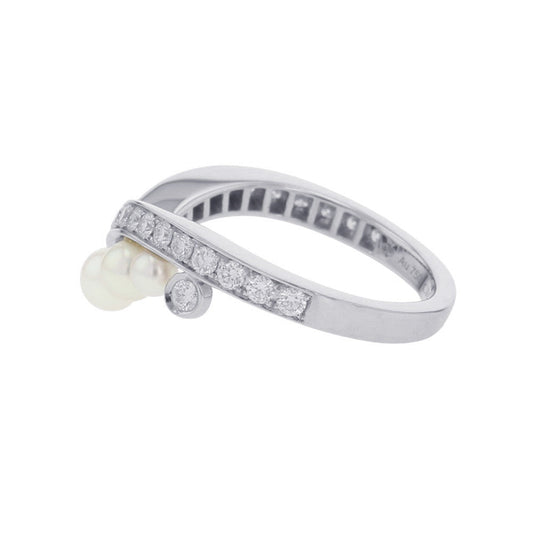 Chaumet Josephine Aigrette Ring Size 50/#10083290 18K White Gold