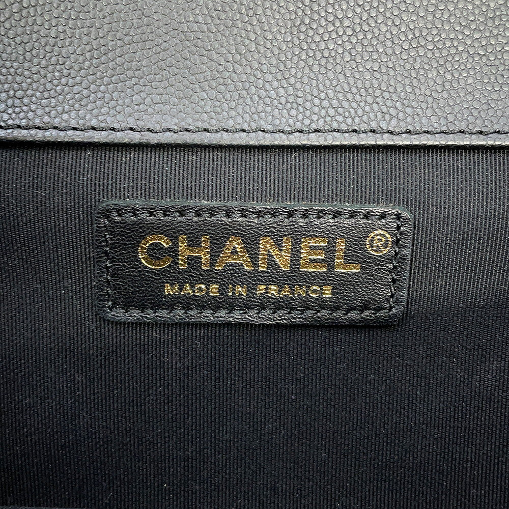 CHANEL Matelasse Classic Chain Wallet BlackA91576 Caviar Leather