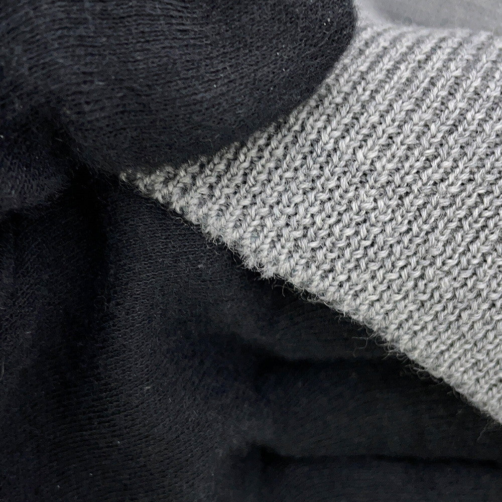 CELINE Triomphe crew neck sweater Size XS Medium Gray2AH80322U.09GM Wool 100%