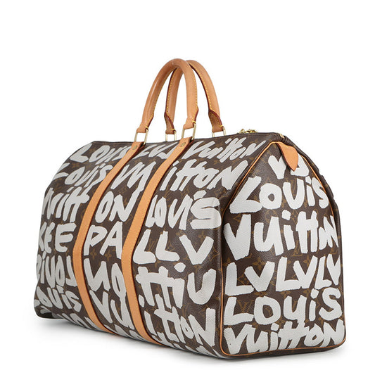 LOUIS VUITTON Keepall ArgentM92197 Monogram・Graffiti Size 50