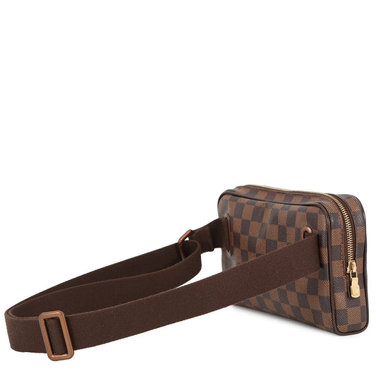 LOUIS VUITTON Bum Bag Brooklyn BrownN41101 Damier Ebene Canvas
