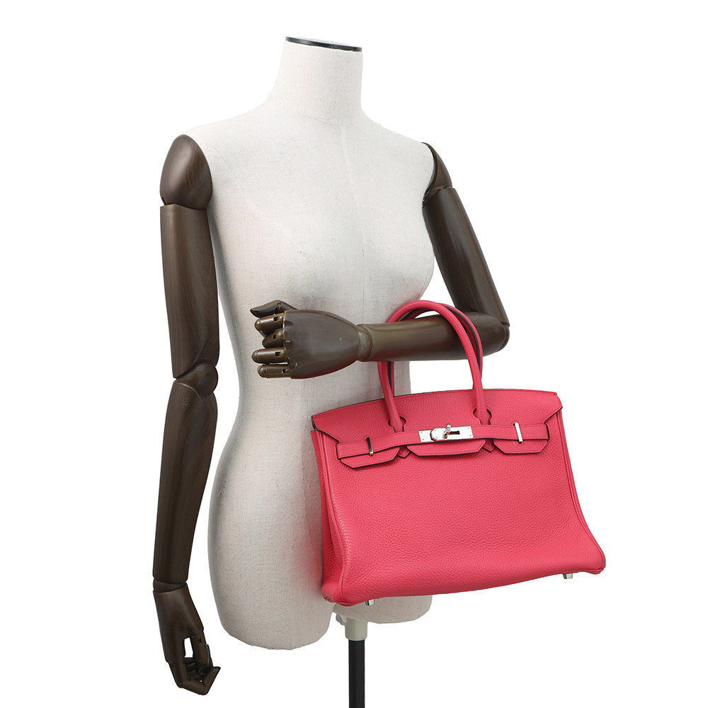 HERMES Birkin Rose Extreme Togo Leather Size 30