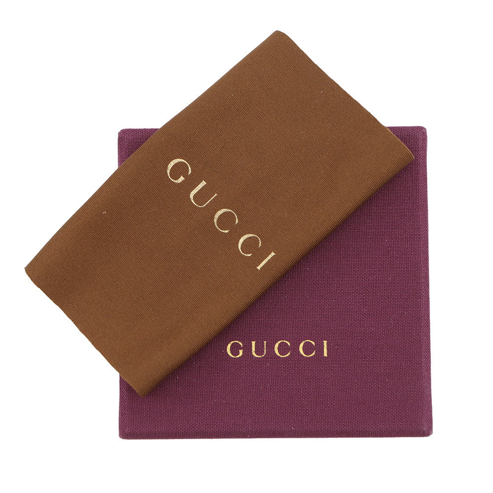 GUCCI logo hair clip Black627917 Plastic Rhinestone