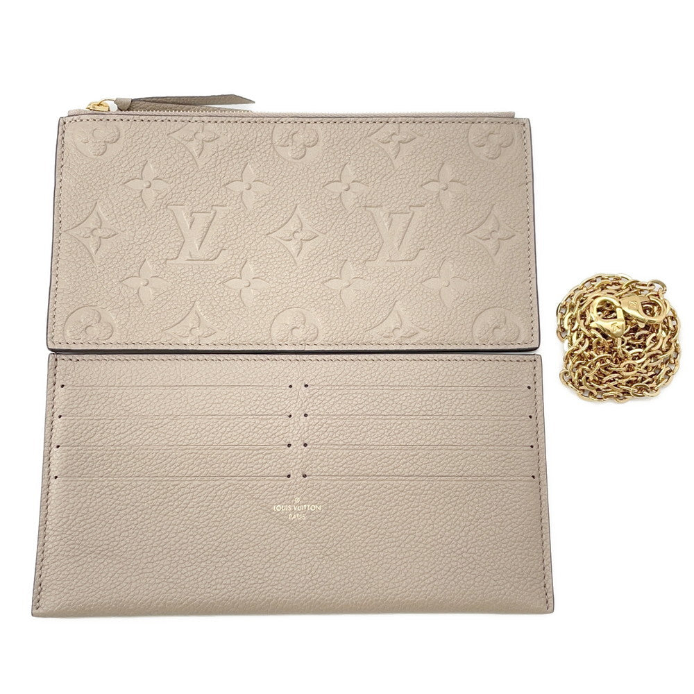 LOUIS VUITTON Felicie Pochette TourterelleM68697 Monogram Empreinte Leather