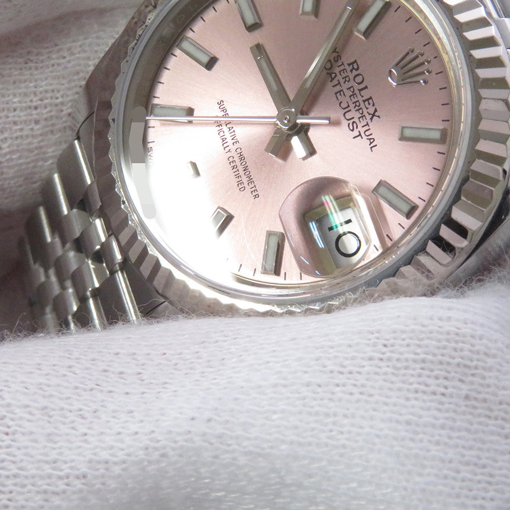 ROLEX Lady-Datejust W28mm Stainless Steel K18WG Pink Dial279174