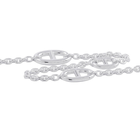 HERMES Chaine d'Ancre Farandole Long Necklace Size 160 SV925