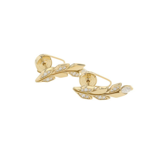 TIFFANY&Co. Victoria Vine Climber Earrings 18K Yellow Gold