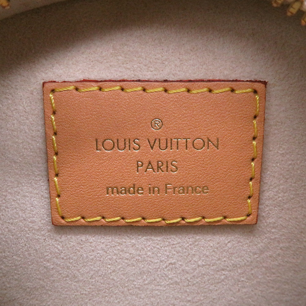 LOUIS VUITTON Boite Chapeau Souple BeigeN40333 Damier Azur Size PM