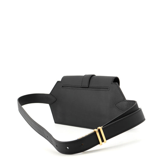 HERMES elan pocket Black Swift Leather