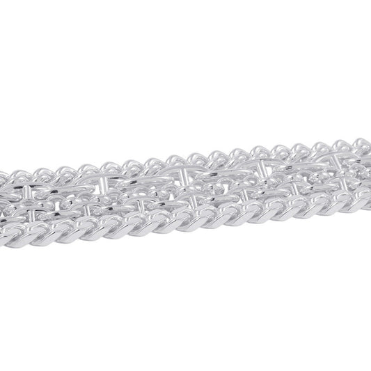 HERMES Chaine d'Ancre Multi Chain Bracelet Size 17 SV925