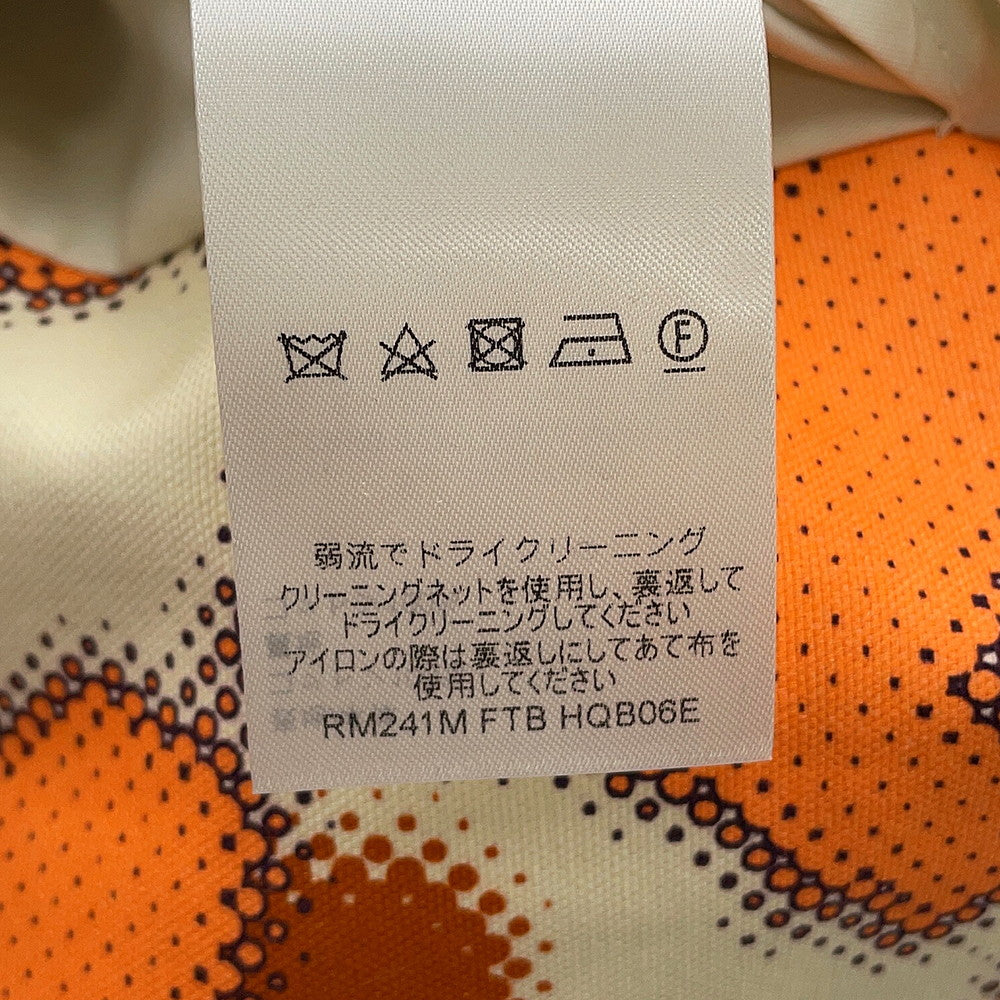 LOUIS VUITTON Camouflage Pattern Mountain Parka Size 50 Orange/Multicolor1AF866 Cotton100%