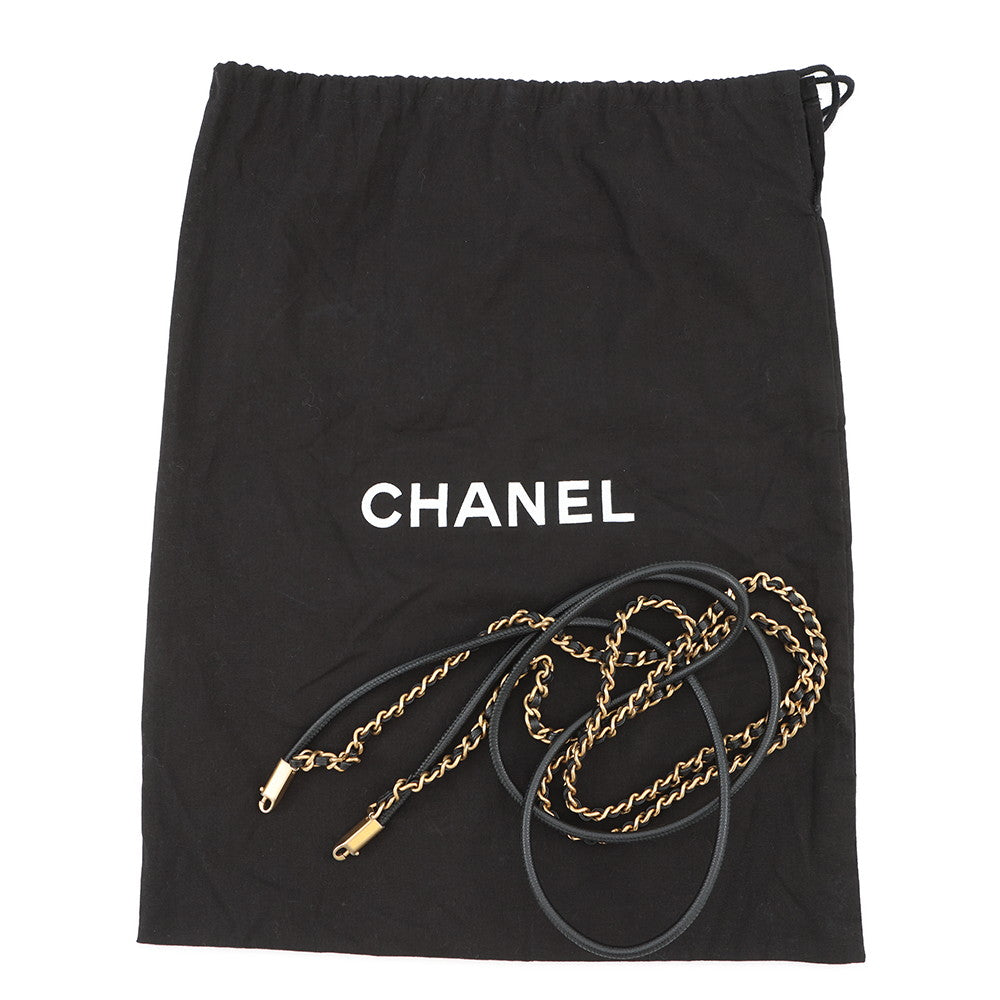 CHANEL CHANEL22 2WAYChainShoulder BlackAS3980 Caviar Leather Size Mini