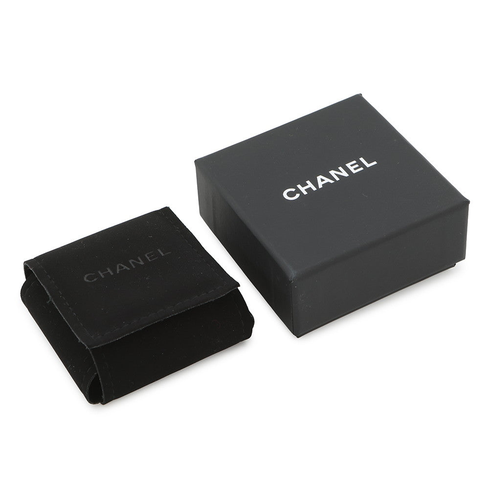 CHANEL Star CC Logo Earrings Black/Righe RainbowABC697 Metal