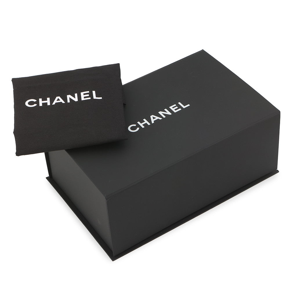 CHANEL Mini Matelasse ChainShoulder Bag GoldAS5758 Caviar Leather