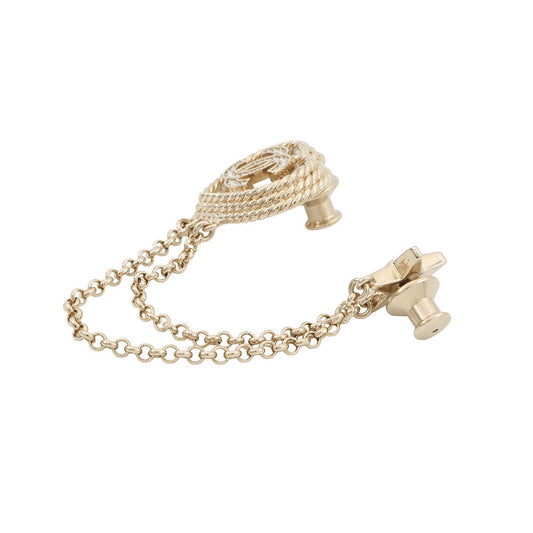 CHANEL Rhinestone Heart Star Brooch Metal Rhinestone Faux Pearl