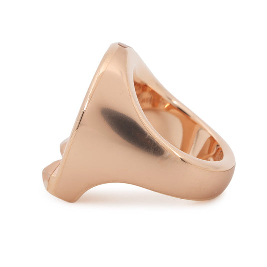 HERMES Ring "Joquette" Size GM/53 Black Metal