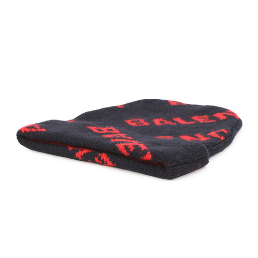 BALENCIAGA Knit cap Navy/Red Wool 95% Polyester4% Polyamide1%