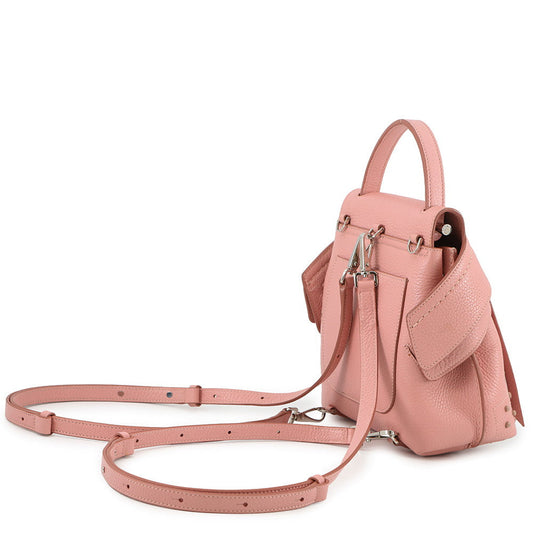 TOD’S Wave Backpack 3way Pink Leather Size Mini