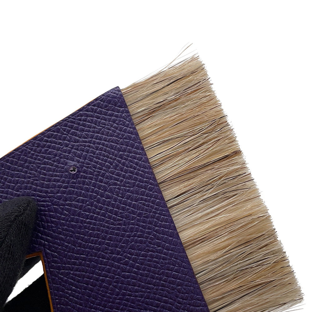 HERMES Petit H Pocket Brush Iris Epsom
