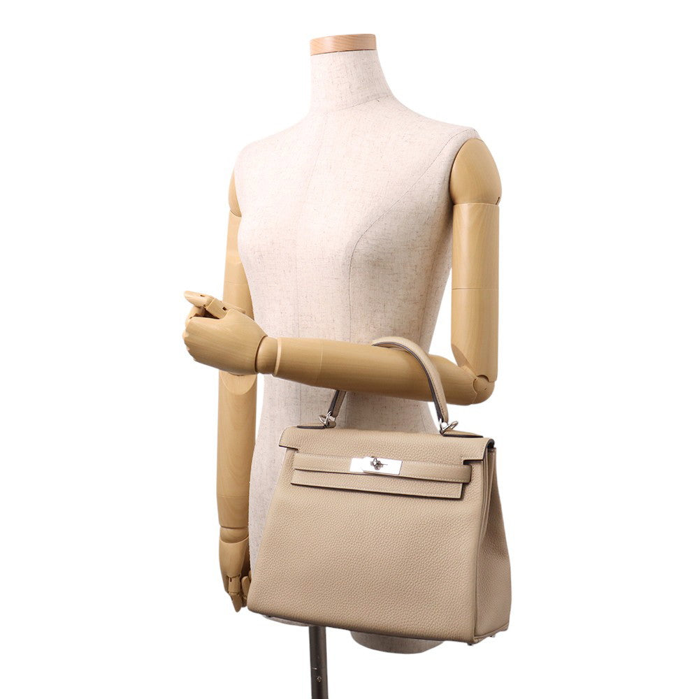 HERMES Kelly Retourne Trench Taurillon Clemence Size 28