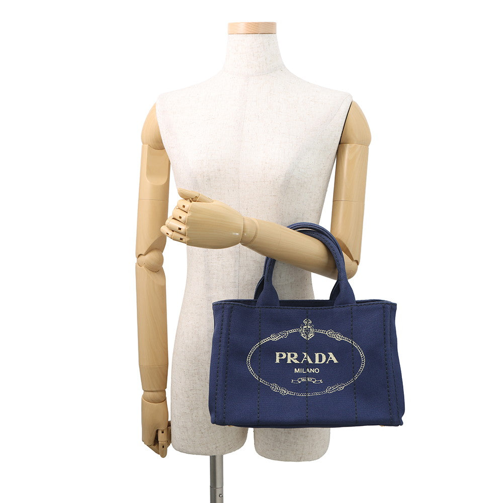 PRADA Canapa Blue1BG439 Canvas